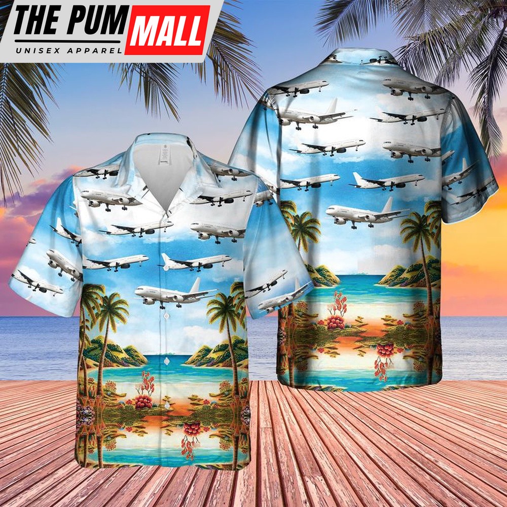 Air Force Hawaiian Shirt, US Air Force Boeing C-32B Hawaiian Shirt, Veteran Hawaiian Shirt