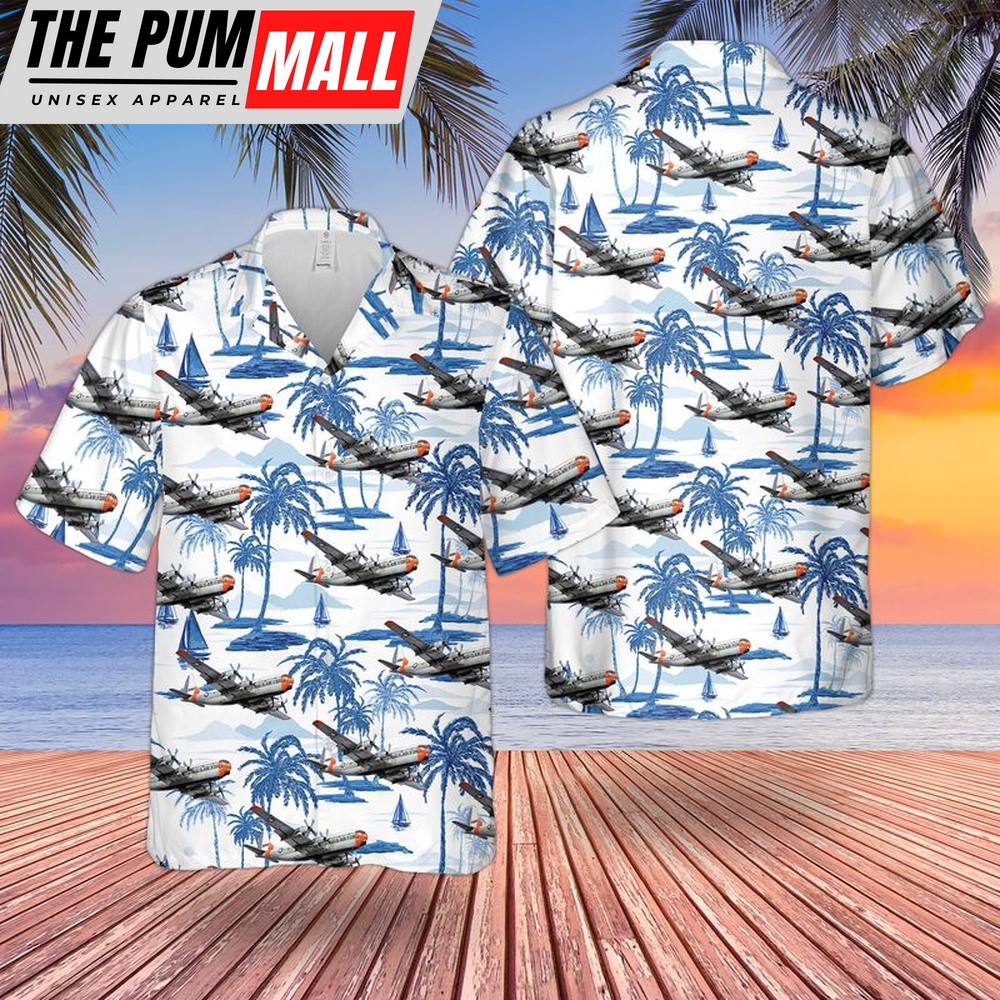 Air Force Hawaiian Shirt, US Air Force Boeing C-97 Stratofreighter Hawaiian Shirt, Veteran Hawaiian Shirt