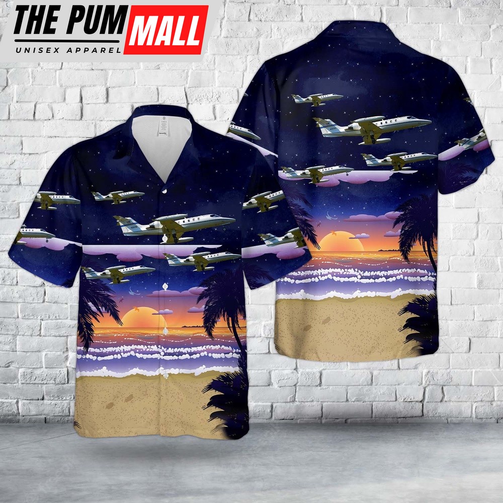 Air Force Hawaiian Shirt, US Air Force C-21A Learjets Hawaiian Shirt, Veteran Hawaiian Shirt