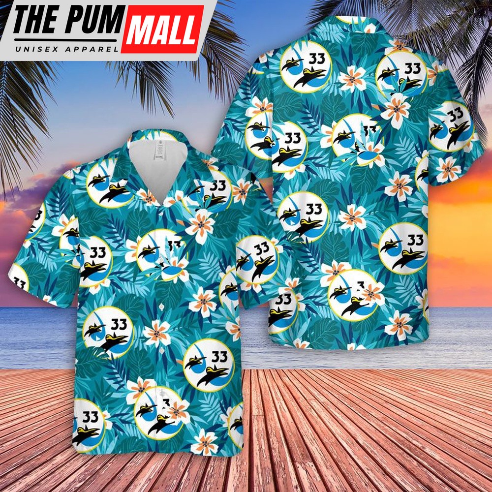 Air Force Hawaiian Shirt, US Air Force Cadet Wing Squadron 33 King Ratz Hawaiian Shirt, Veteran Hawaiian Shirt