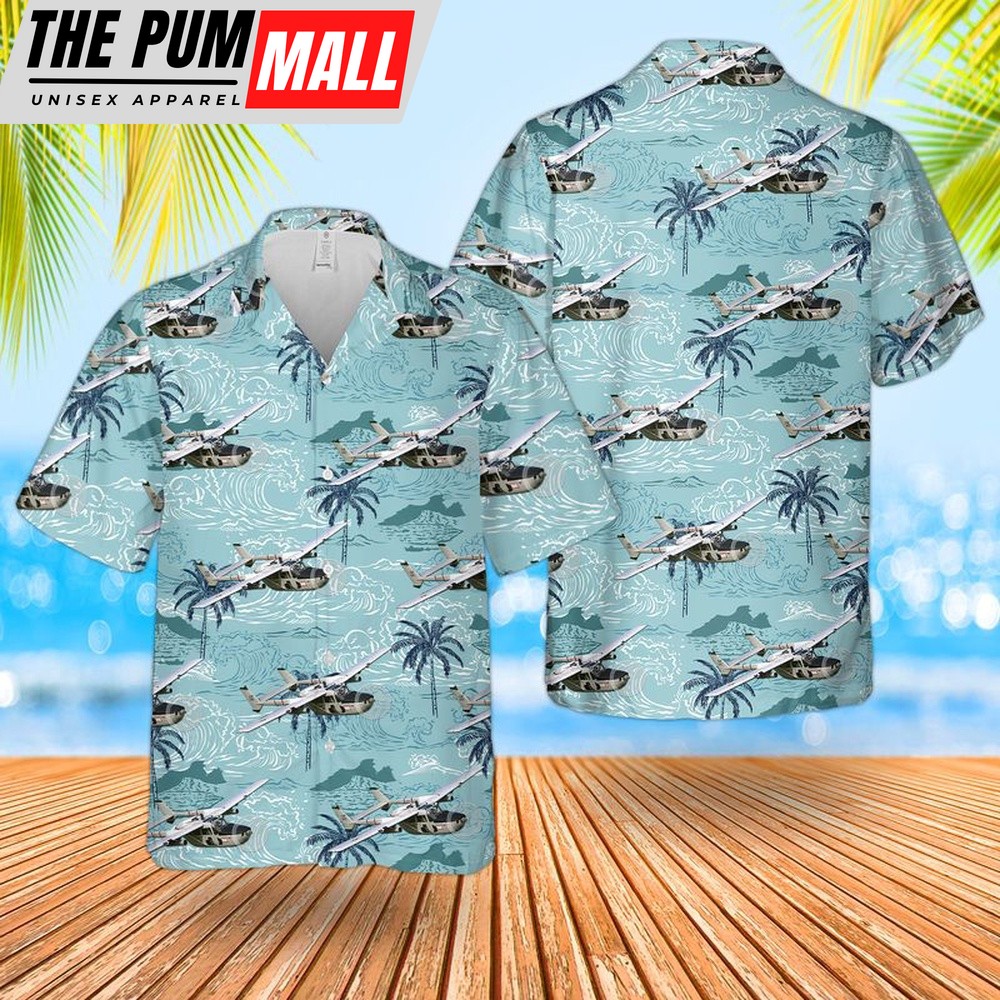 Air Force Hawaiian Shirt, US Air Force Cessna O-2A Skymaster Oscar Deuce Hawaiian Shirt, Veteran Hawaiian Shirt