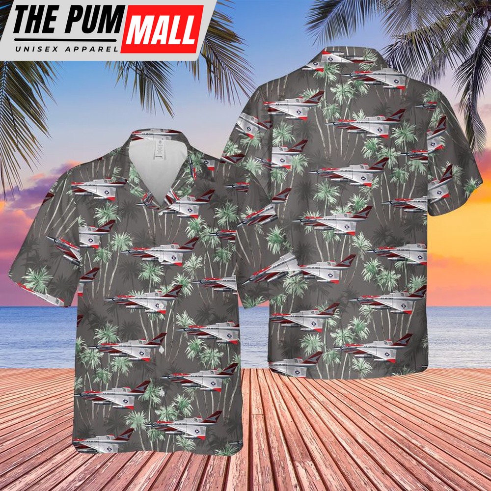 Air Force Hawaiian Shirt, US Air Force Convair YB-58A-1-CF Hustler Hawaiian Shirt, Veteran Hawaiian Shirt