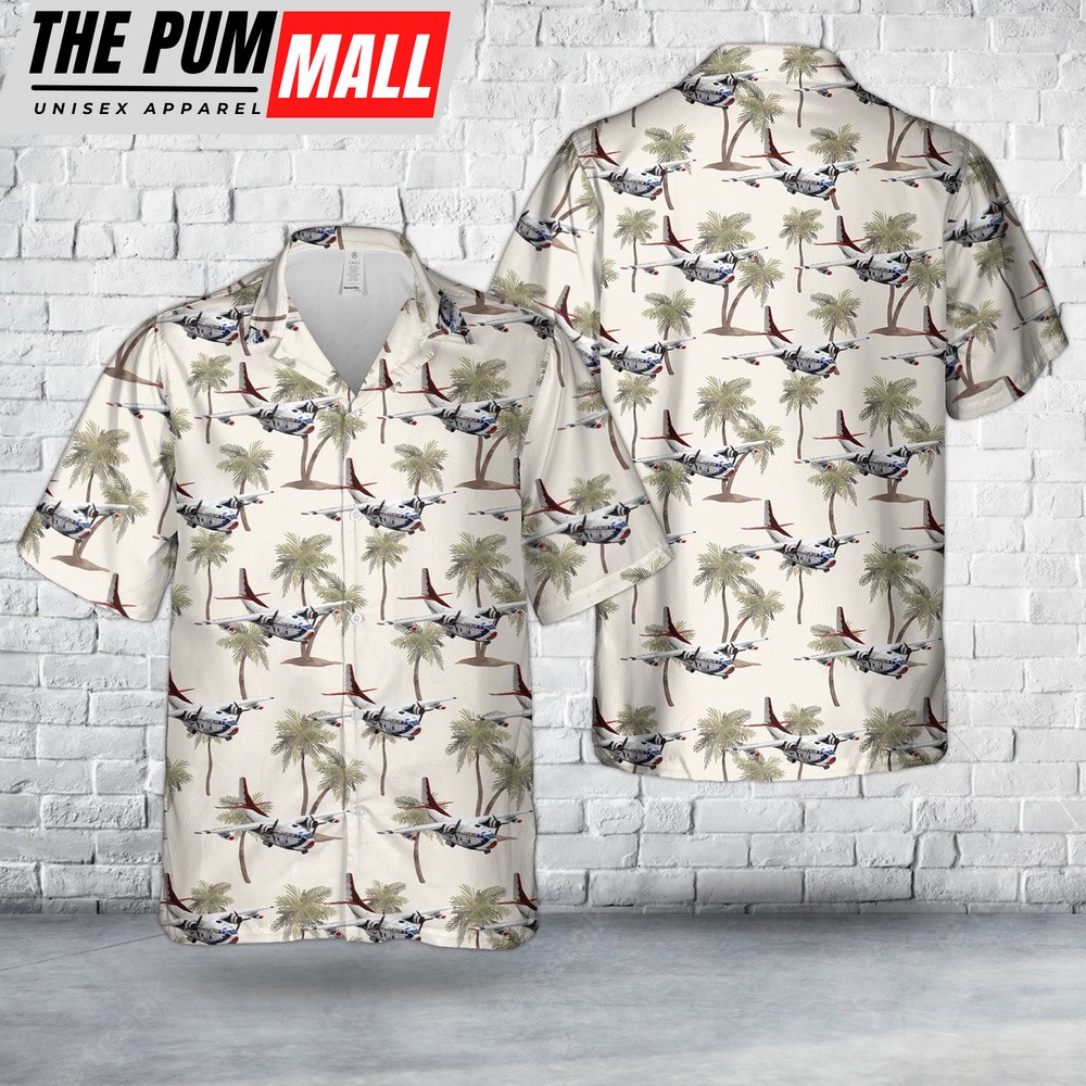 Air Force Hawaiian Shirt, US Air Force Demonstration Team Thunderbirds Fairchild C-123 Provider Hawaiian Shirt, Veteran Hawaiian Shirt