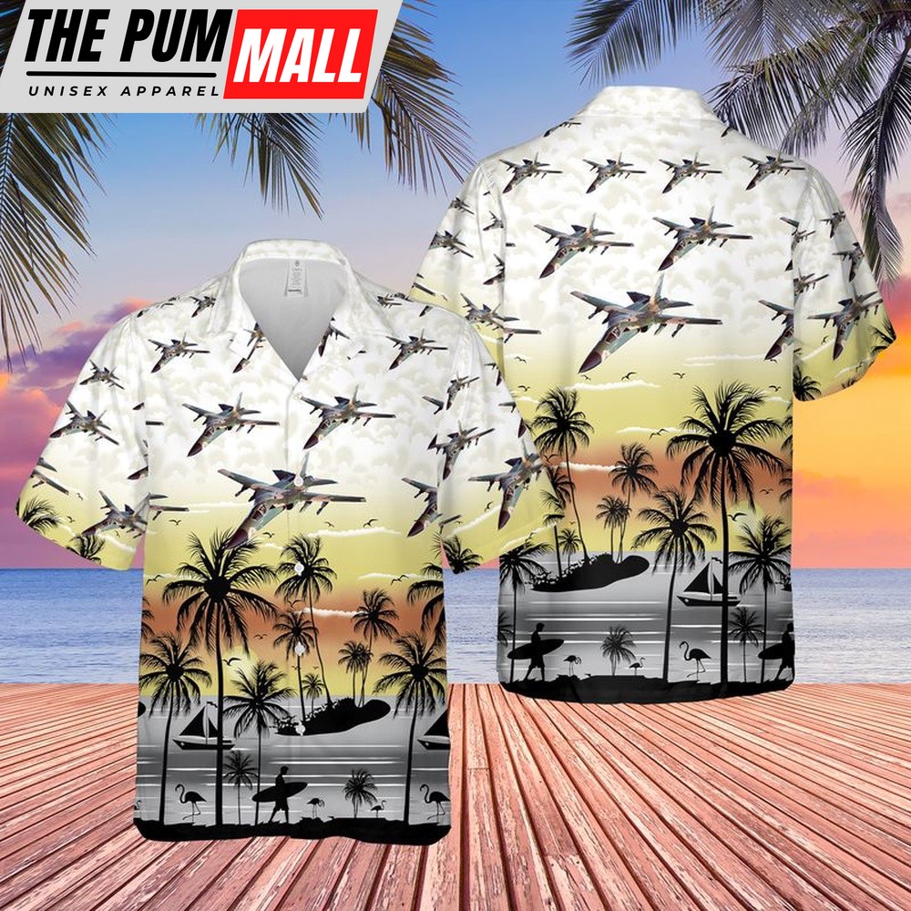 Air Force Hawaiian Shirt, US Air Force General Dynamics F-111 Aardvark Hawaiian Shirt, Veteran Hawaiian Shirt