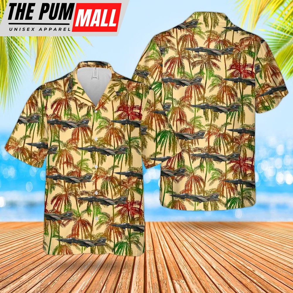 Air Force Hawaiian Shirt, US Air Force General Dynamics F-111A Aardvark Of 474th Tactical Fighter Wing Hawaiian Shirt, Veteran Hawaiian Shirt
