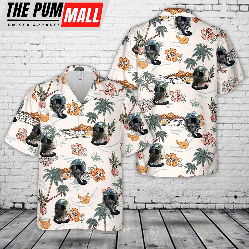 Air Force Hawaiian Shirt, US Air Force HGU-2AP 469th TFS THAILAND 1965 Hawaiian Shirt, Veteran Hawaiian Shirt