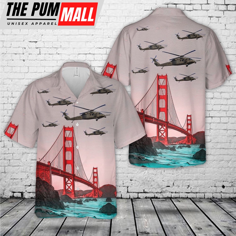 Air Force Hawaiian Shirt, US Air Force HH-60G Pave Hawk, 305th Rescue Squadron Hawaiian Shirt, Veteran Hawaiian Shirt