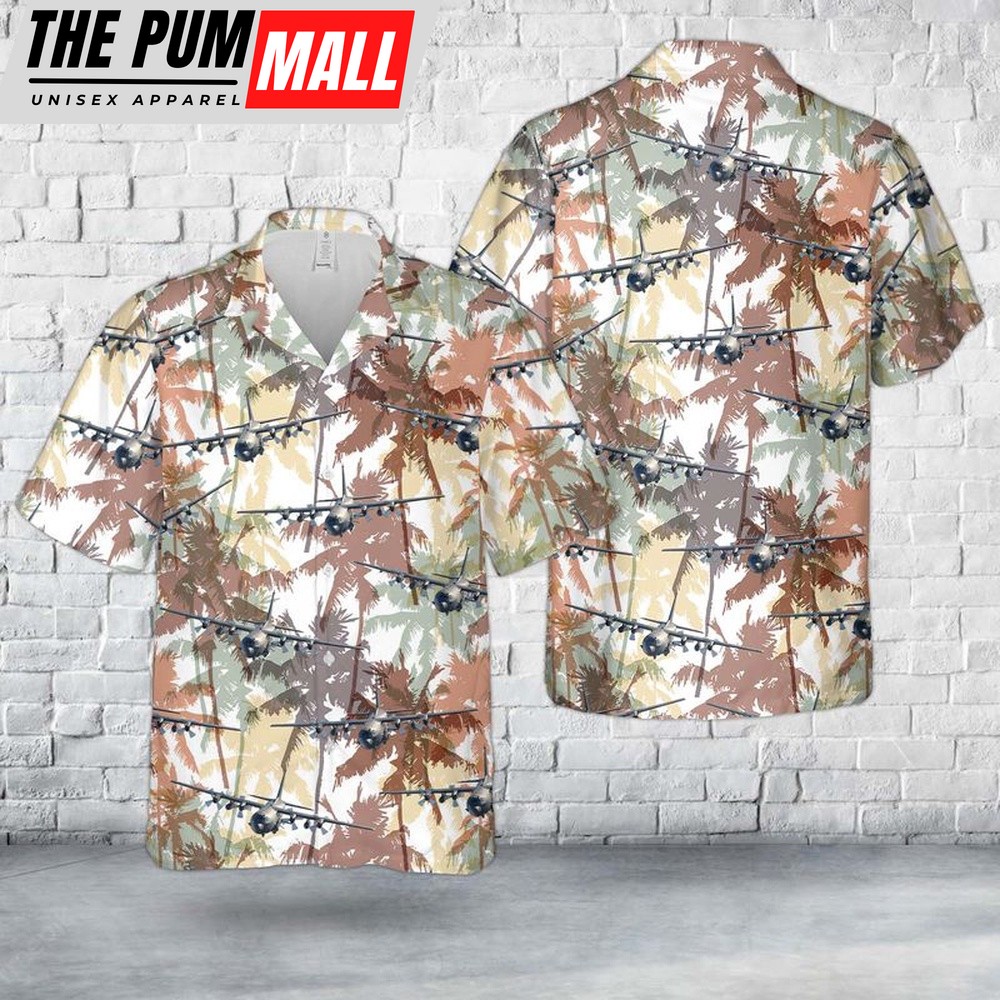 Air Force Hawaiian Shirt, US Air Force Lockheed AC-130H 16th Special Operations Squadron Hawaiian Shirt, Veteran Hawaiian Shirt