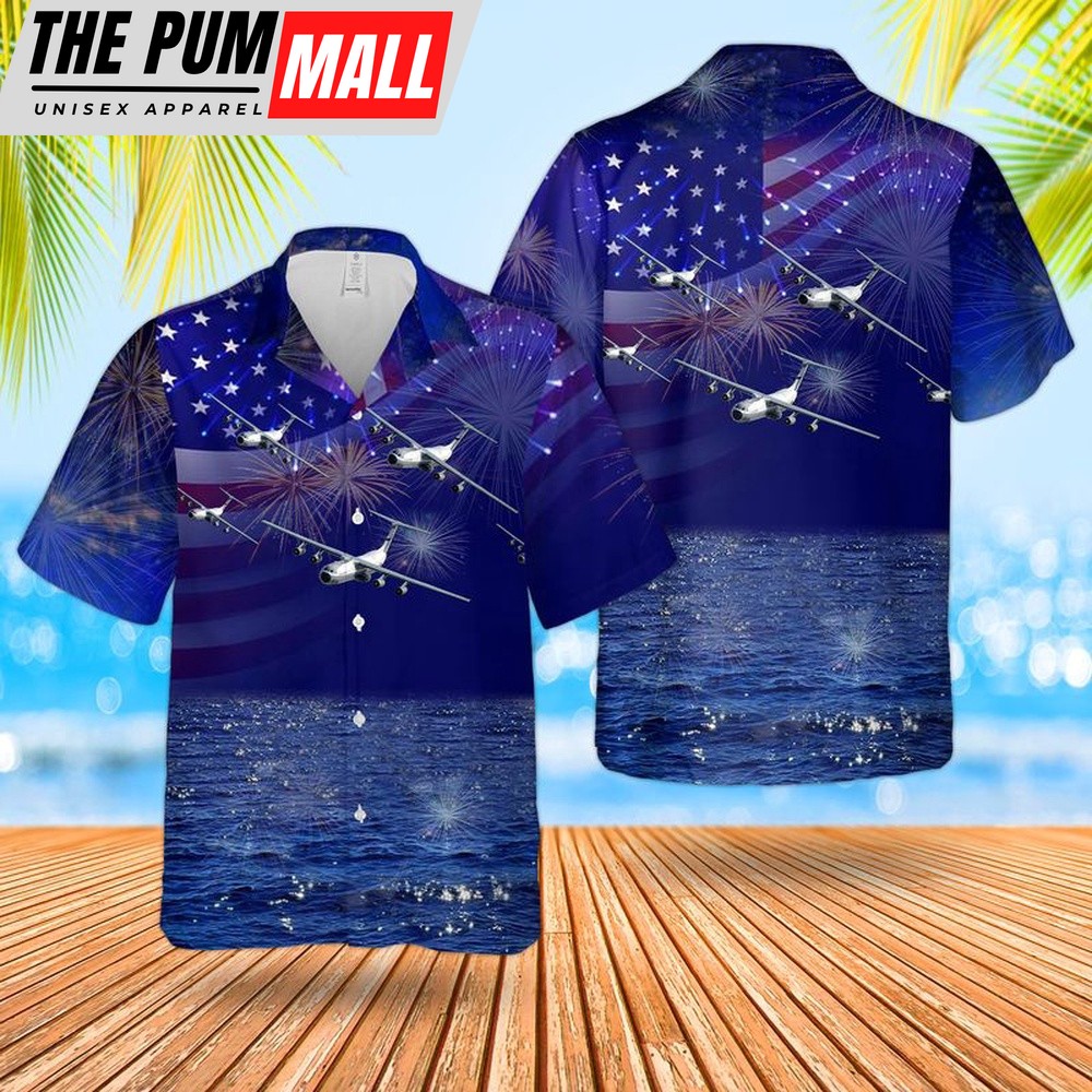 Air Force Hawaiian Shirt, US Air Force Lockheed C-141 Starlifter Hanoi Taxi Hawaiian Shirt, Veteran Hawaiian Shirt
