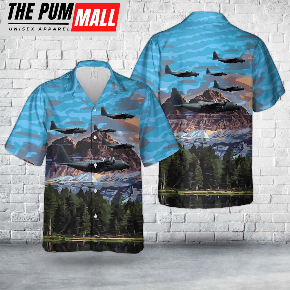 Air Force Hawaiian Shirt, US Air Force Lockheed MC-130E Hercules Combat Talon I (sn 64-0566) during Air Fete ’84 Hawaiian Shirt