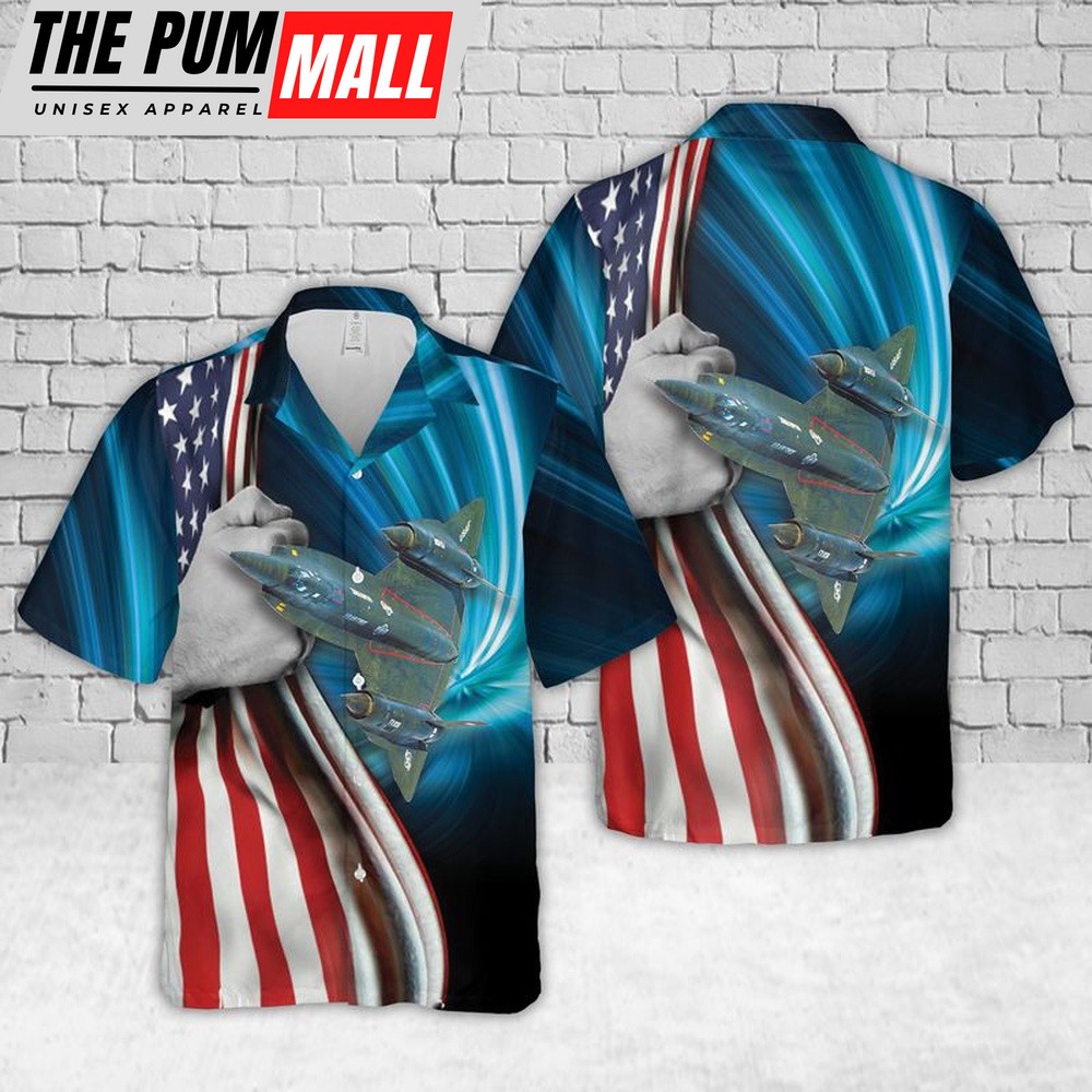 Air Force Hawaiian Shirt, US Air Force Lockheed YF-12A Hawaiian Shirt, Veteran Hawaiian Shirt