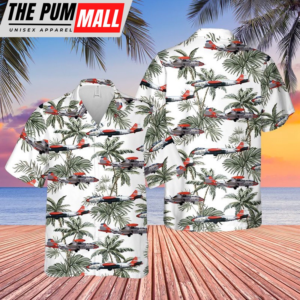 Air Force Hawaiian Shirt, US Air Force Martin EB-57B Canberra Hawaiian Shirt