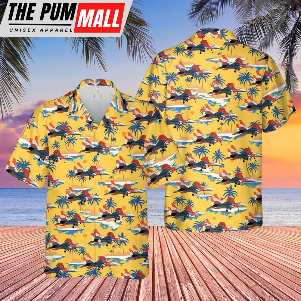 Air Force Hawaiian Shirt, US Air Force McDonnell Douglas F-15A (SN 71-0280) The First Prototype Hawaiian Shirt, Veteran Hawaiian Shirt