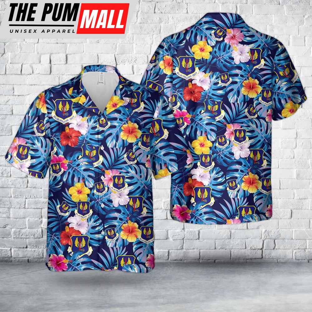 Air Force Hawaiian Shirt, US Air Force Missouri Air National Guard 157th Air Operations Group Hawaiian Shirt, Veteran Hawaiian Shirt