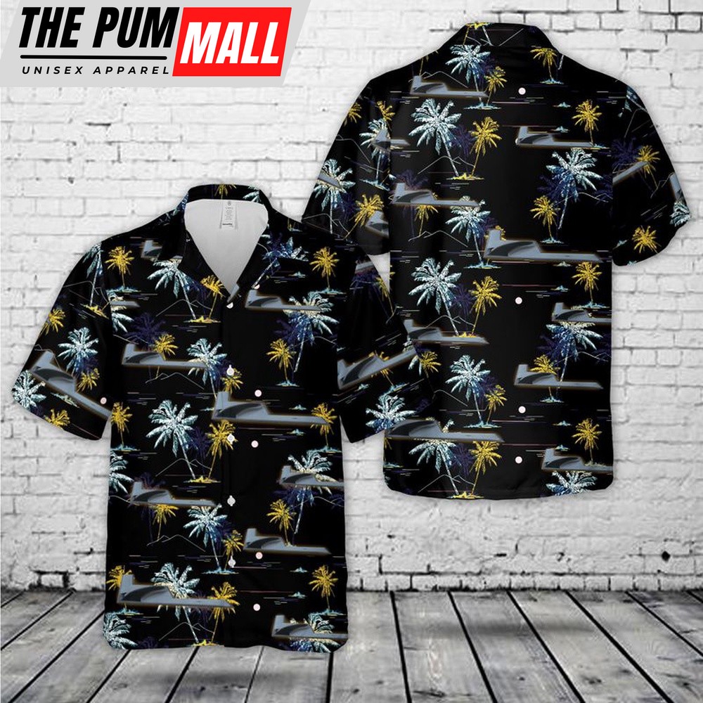 Air Force Hawaiian Shirt, US Air Force Northrop Grumman B-21 Raider Hawaiian Shirt, Veteran Hawaiian Shirt