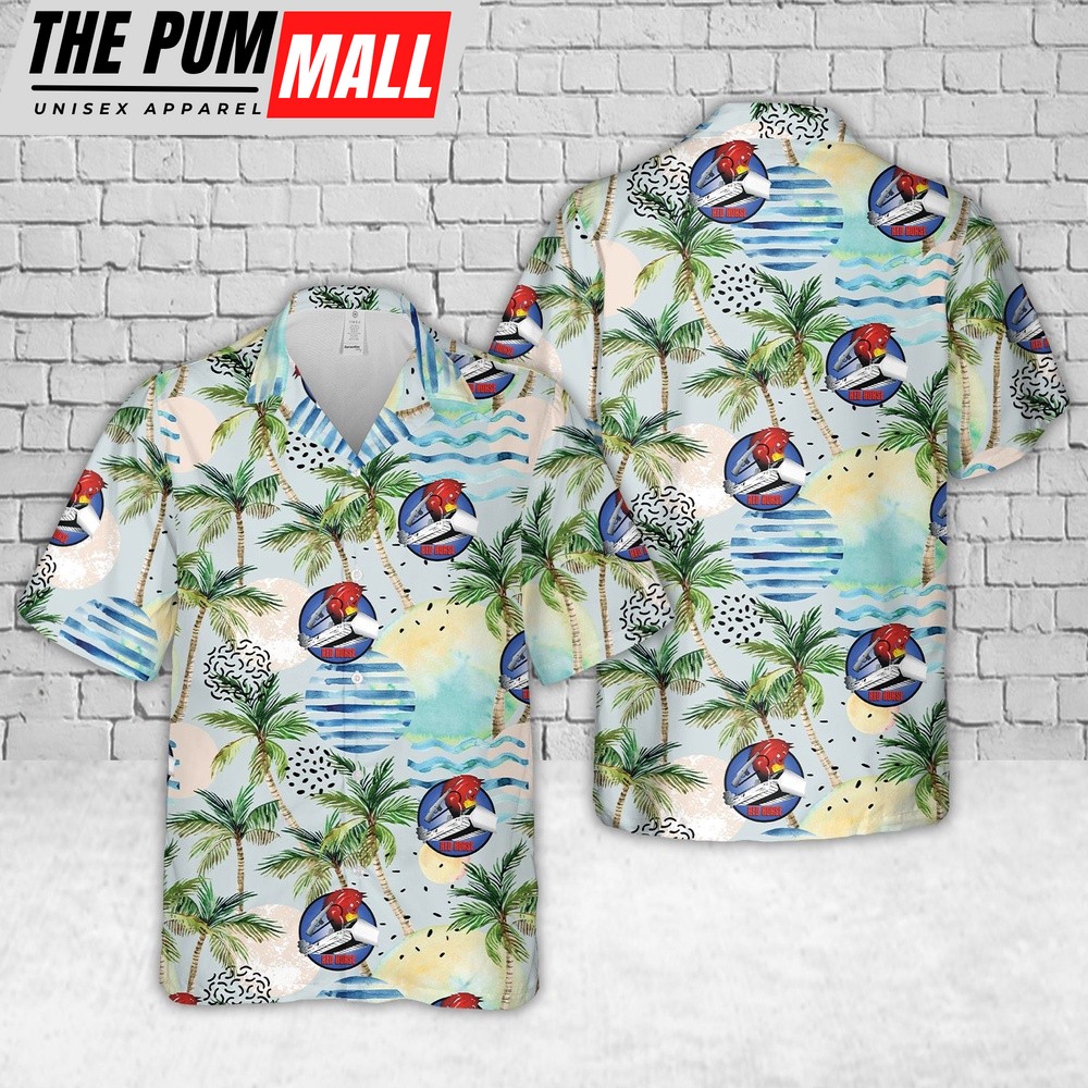 Air Force Hawaiian Shirt, US Air Force Rapid Engineer Deployable Heavy Operational Repair Squadron Engineer (RED HORSE) Hawaiian Shirt