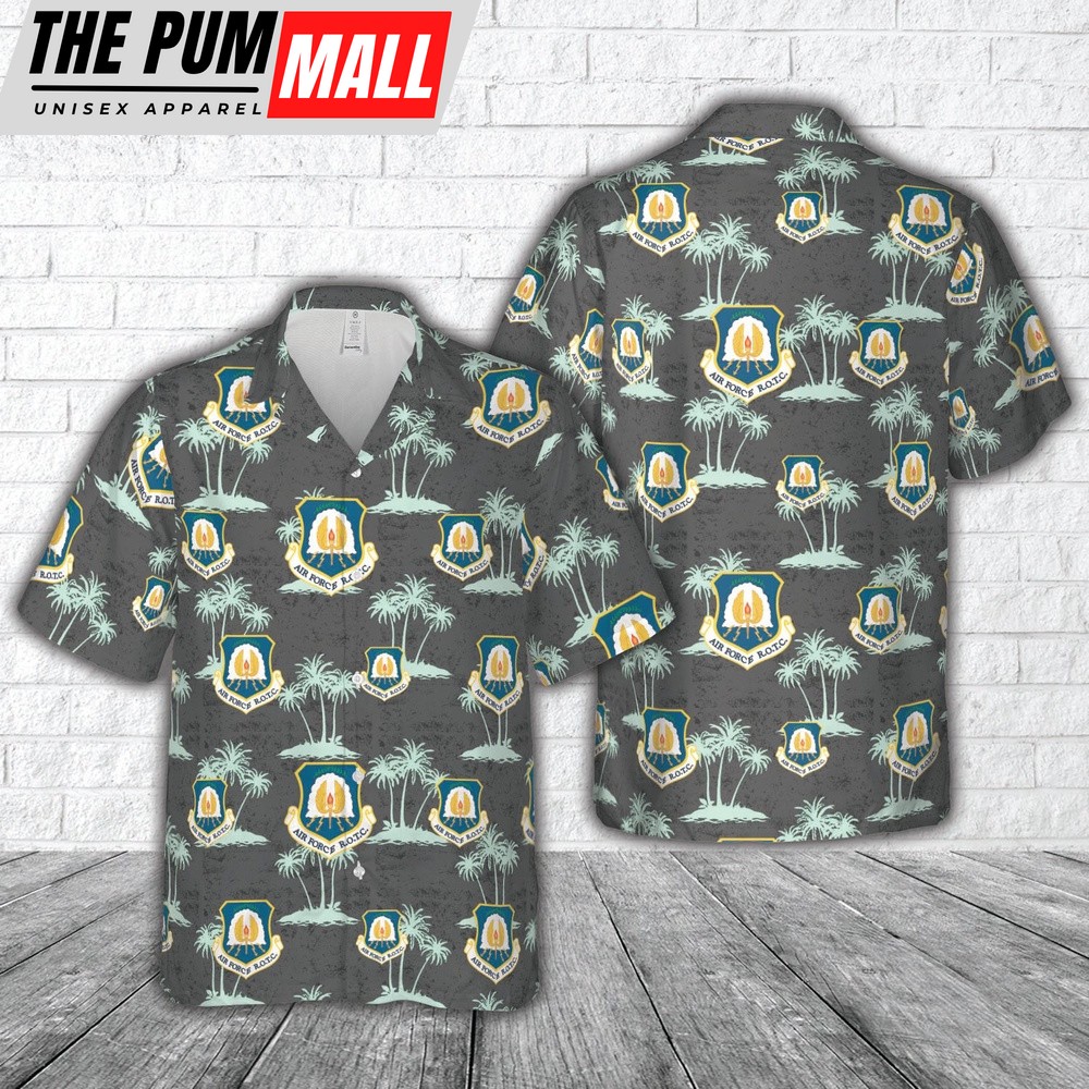 Air Force Hawaiian Shirt, US Air Force Reserve Officer Training Corps (AFROTC) Hawaiian Shirt, Veteran Hawaiian Shirt