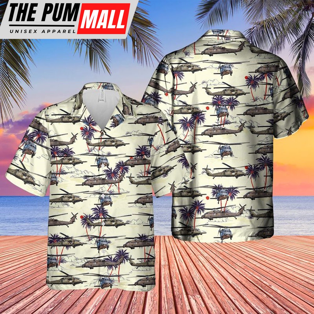 Air Force Hawaiian Shirt, US Air Force Sikorsky HH-60G Pave Hawk (S-70A) Hawaiian Shirt, Veteran Hawaiian Shirt