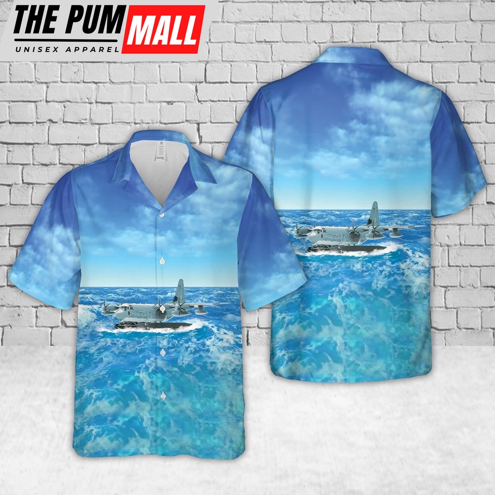 Air Force Hawaiian Shirt, US Air Force Special Operations Command MC-130J Commando II Amphibious Capability Hawaiian Shirt
