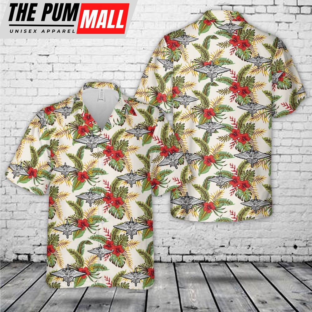 Air Force Hawaiian Shirt, US Air Force Special Warfare (AFSPECWAR) Hawaiian Shirt, Veteran Hawaiian Shirt