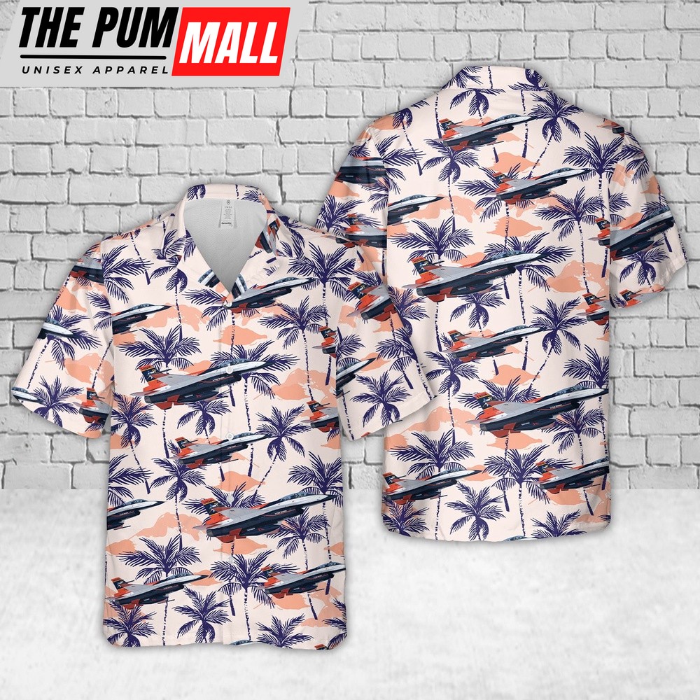 Air Force Hawaiian Shirt, US Air Force VISTA X-62A Hawaiian Shirt, Veteran Hawaiian Shirt