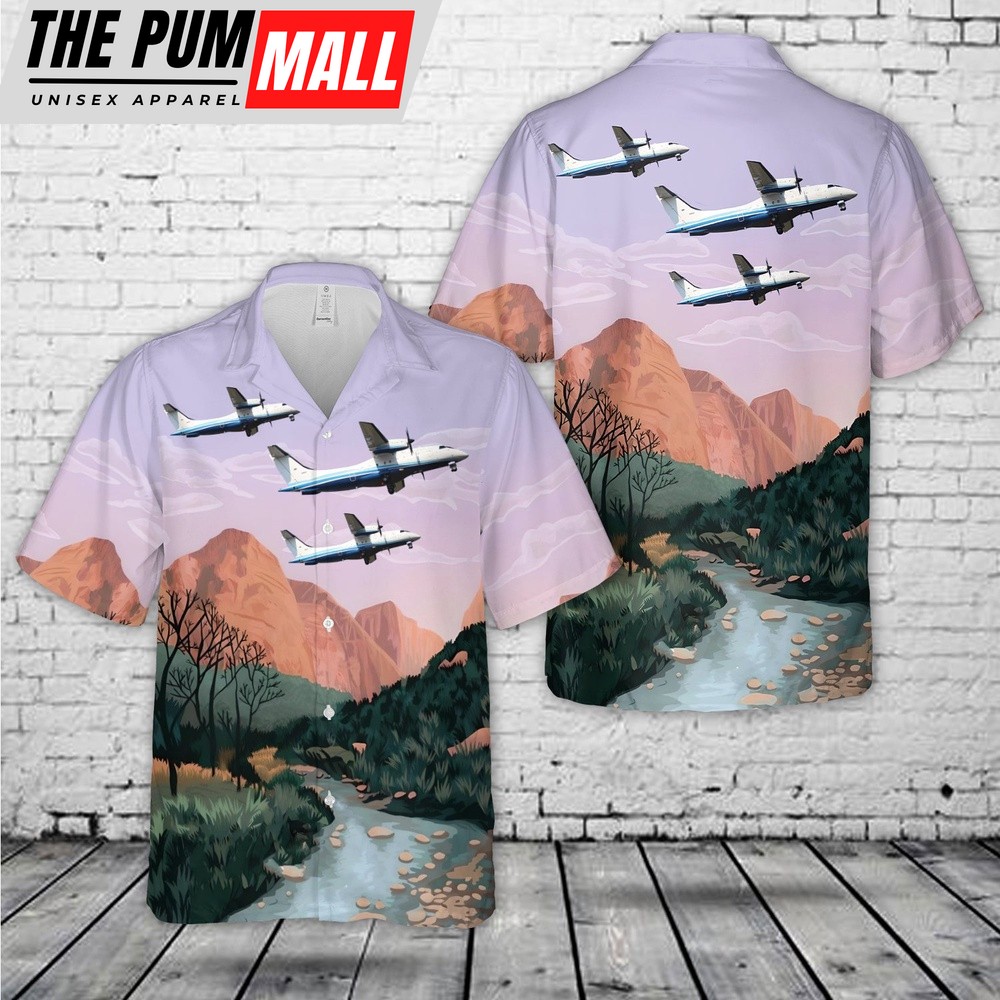 Air Force Hawaiian Shirt, USAF Air Force Special Operations CommandC-146A Wolfhound Hawaiian Shirt, Veteran Hawaiian Shirt