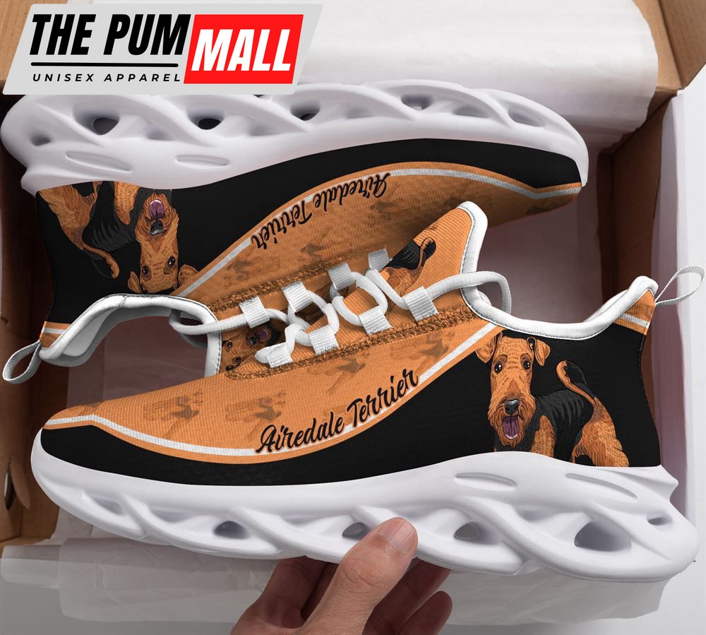 Airedale Terrier Max Soul Shoes For Women Men, Best Gift For Pet Lover