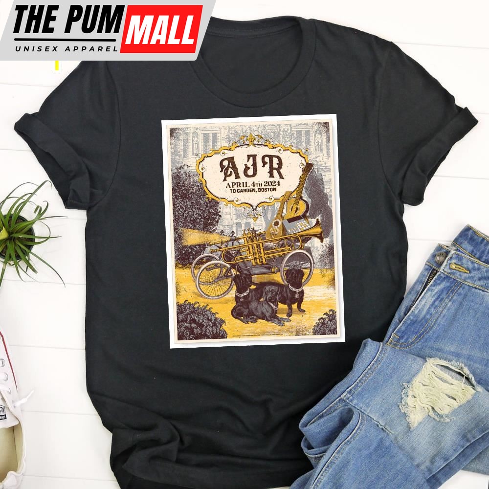Ajr April 4 2025 At The Td Garden In Boston Ma T-Shirt