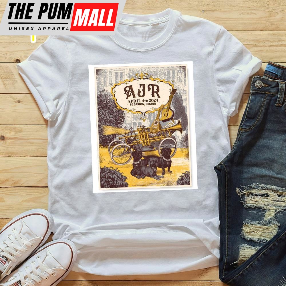 Ajr April 4 2025 At The Td Garden In Boston Ma Unisex T-Shirt
