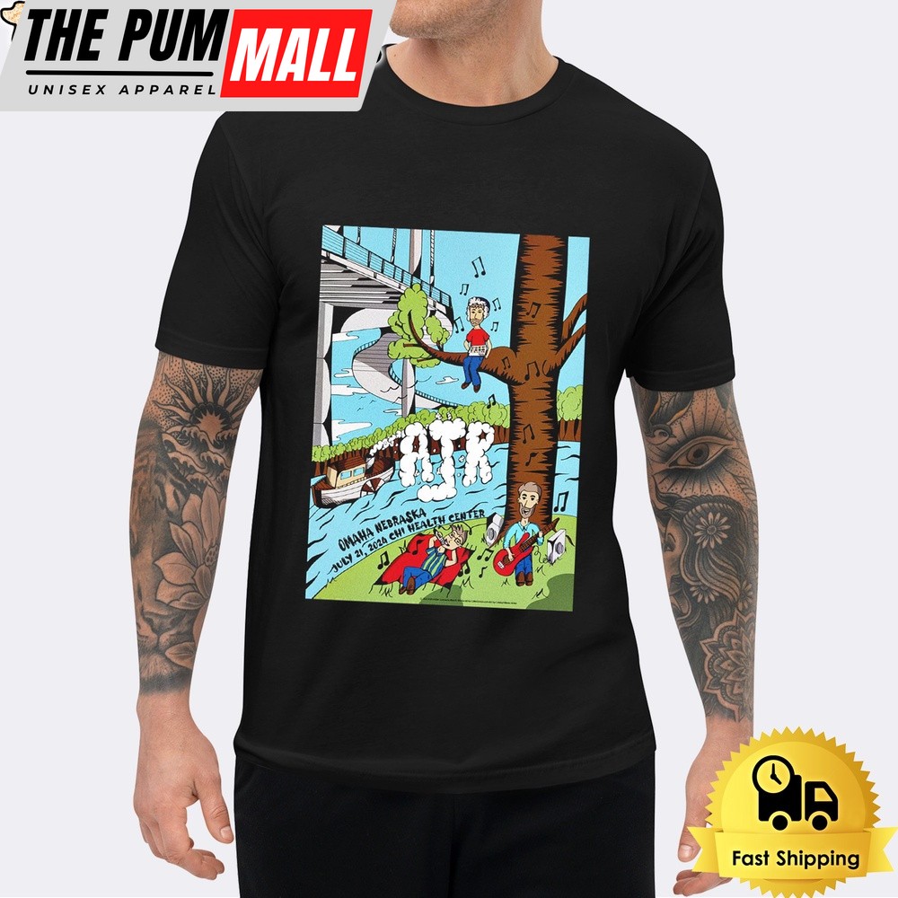 AJR At The CHI Health Center In Omaha NE On July 21 2024 Unisex T-Shirt