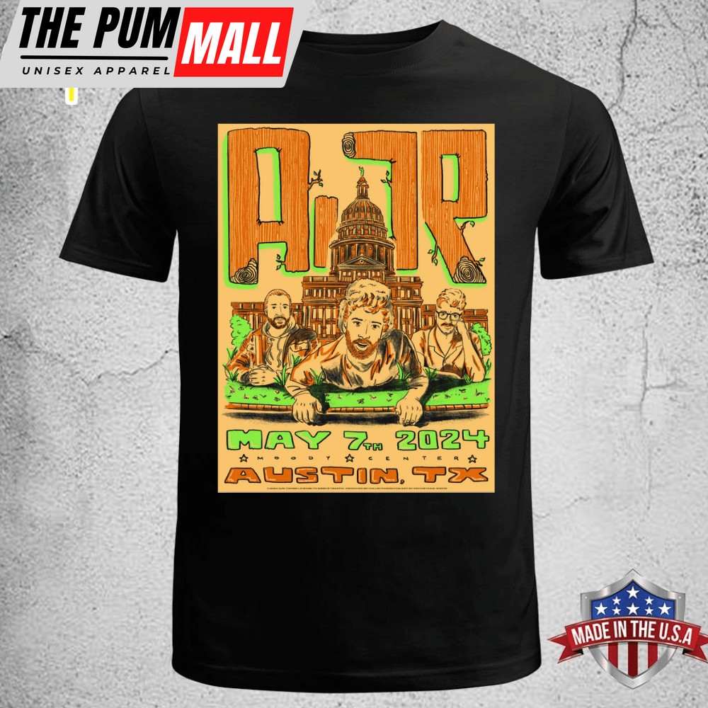 AJR May 7 2025 Moody Center Austin TX T-Shirt