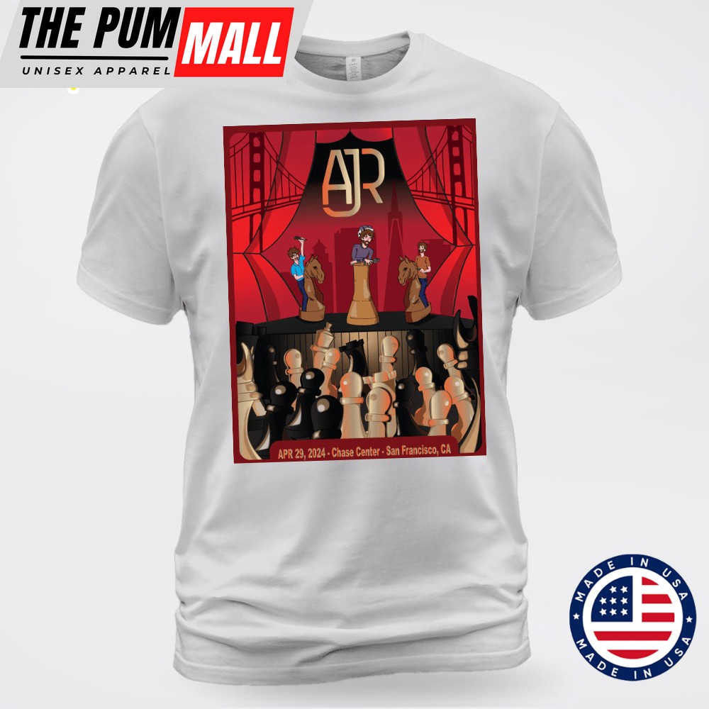 AJR San Francisco April 29, 2025 White T-shirt