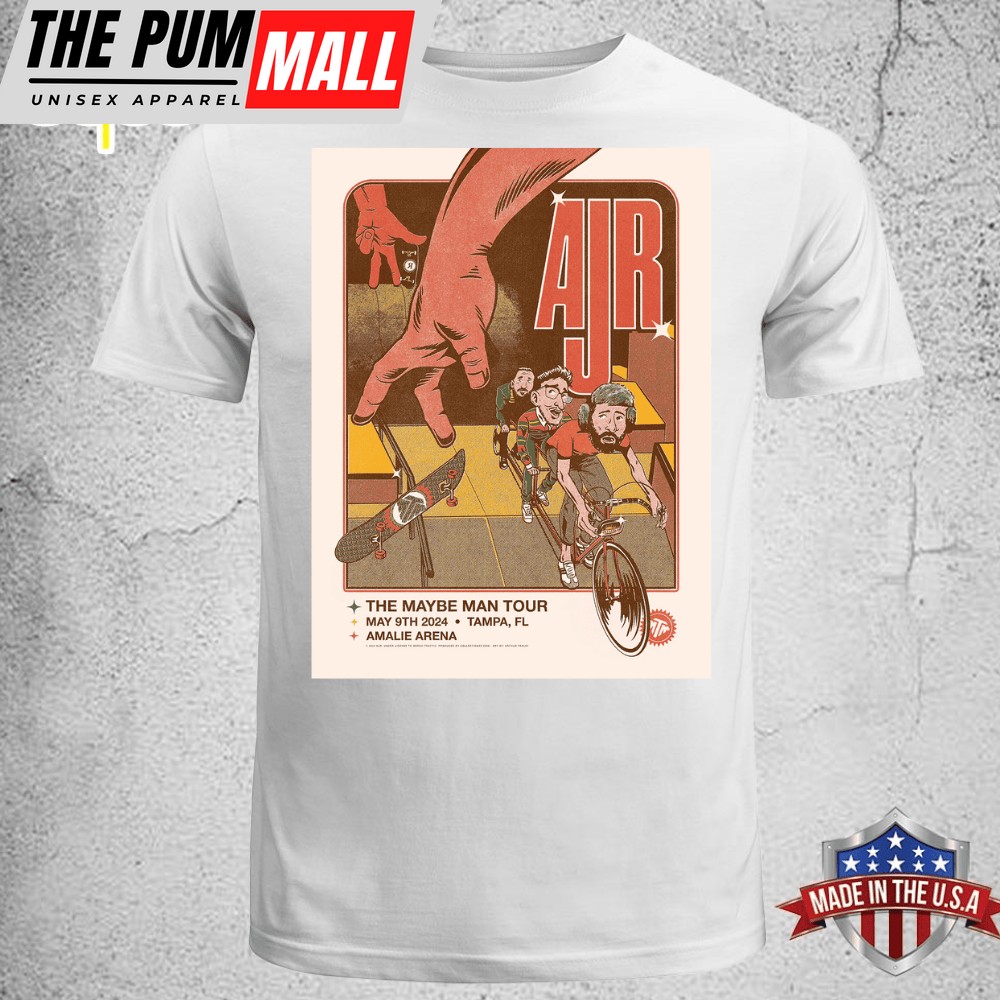 AJR Tampa May 9 2025 Tour T-shirt Tee