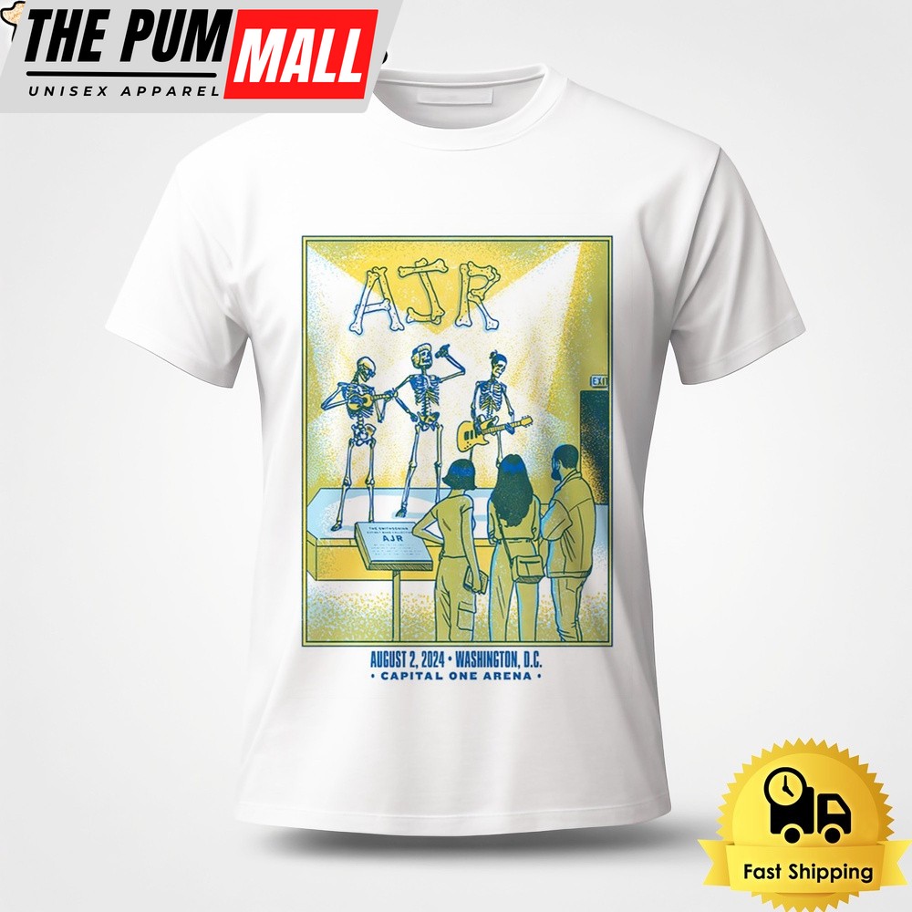 AJR Tour On August 2 2024 Capital One Arena Washington DC Unisex T-Shirt