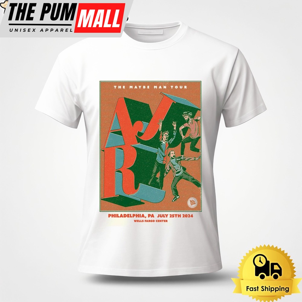 AJR Tour Wells Fargo Center in Philadelphia PA On July 25 2024 Unisex T-Shirt