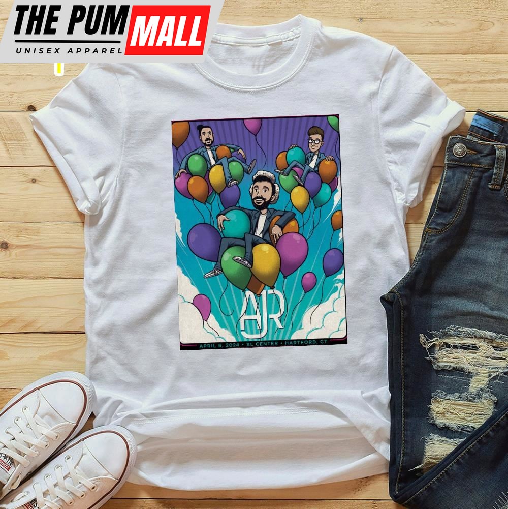 Ajr Xl Center April 6, 2025 Poster Shirt