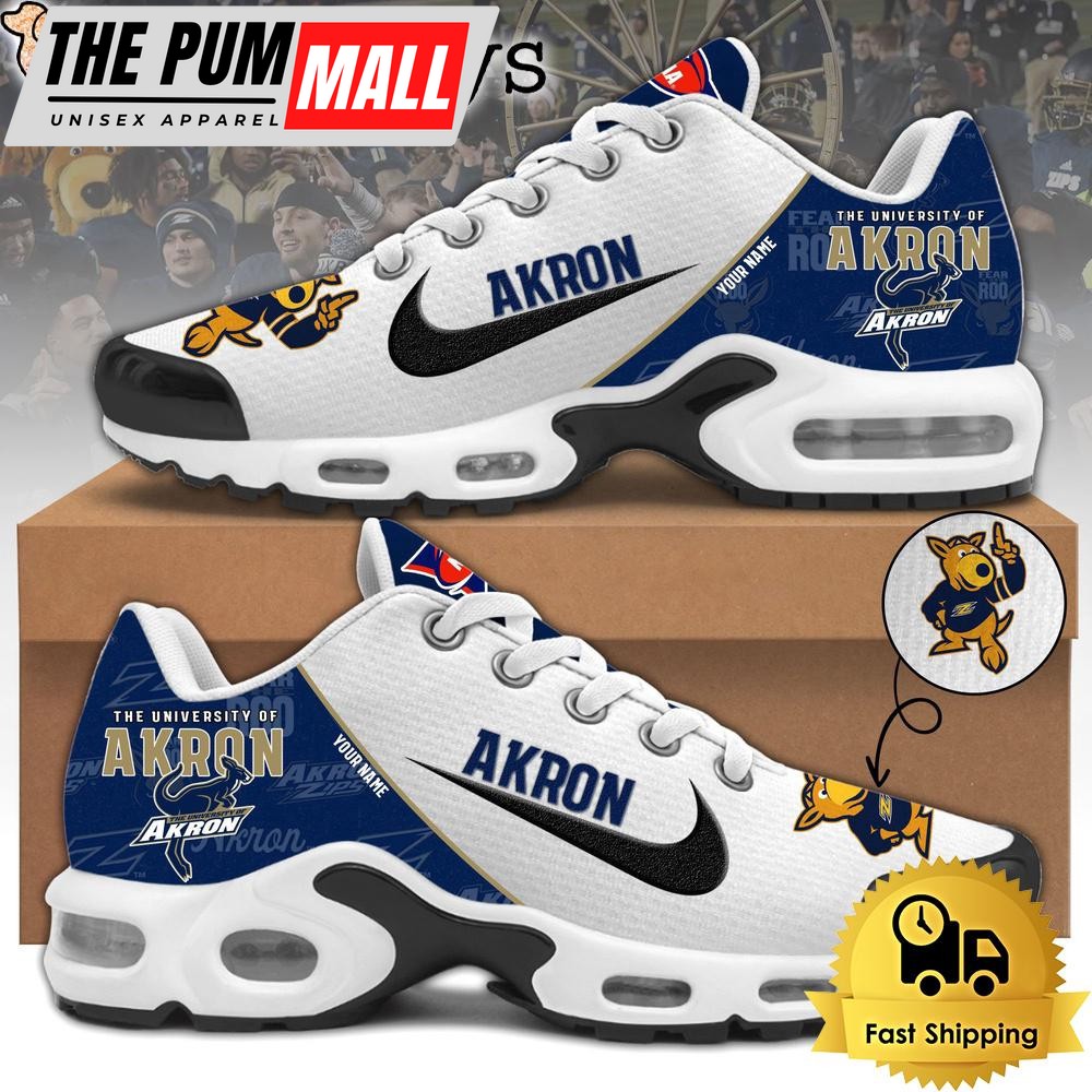 Akron Football Mascot Symbol Custom Air Max Plus Shoes