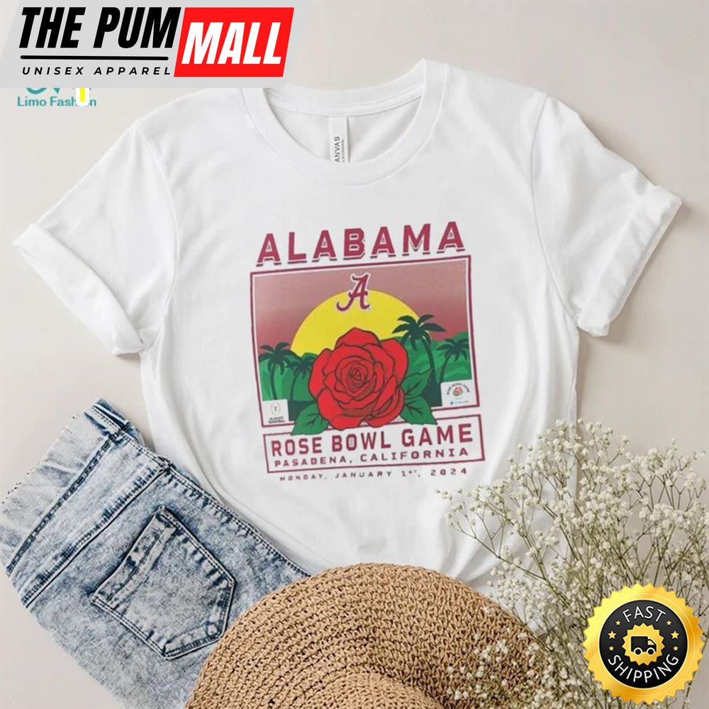 Alabama Crimson Tide 2025 Cfp Rose Bowl Fierce Competitor Shirt