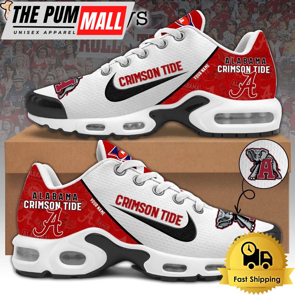 Alabama Football Mascot Symbol Custom Air Max Plus Shoes