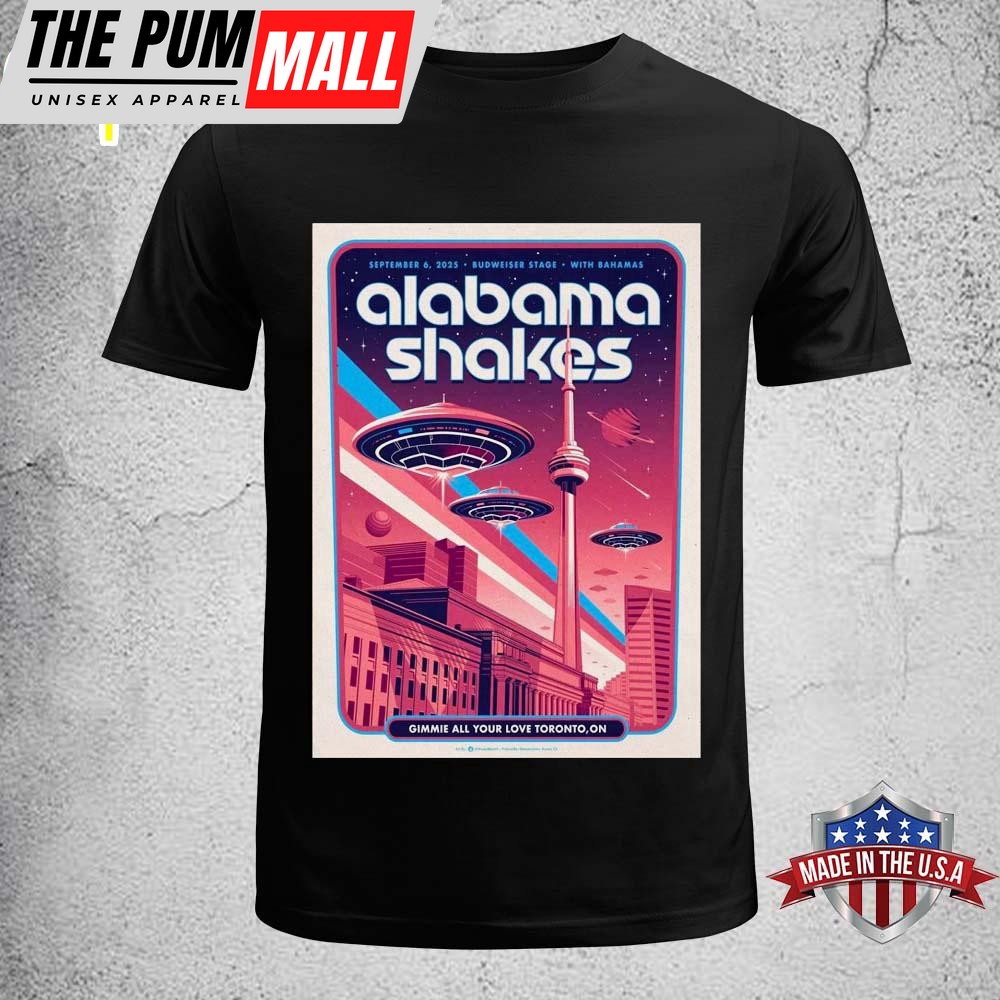 Alabama Shakes Concert September 2025 Budweiser Stage Unisex T-Shirt