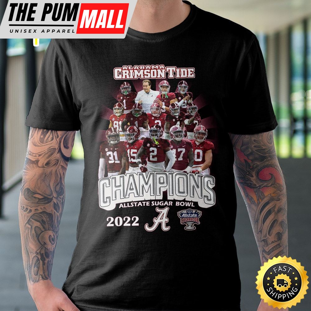 Albama Crimson Tide Champions Allstate Sugar Bowl Unisex T-Shirt