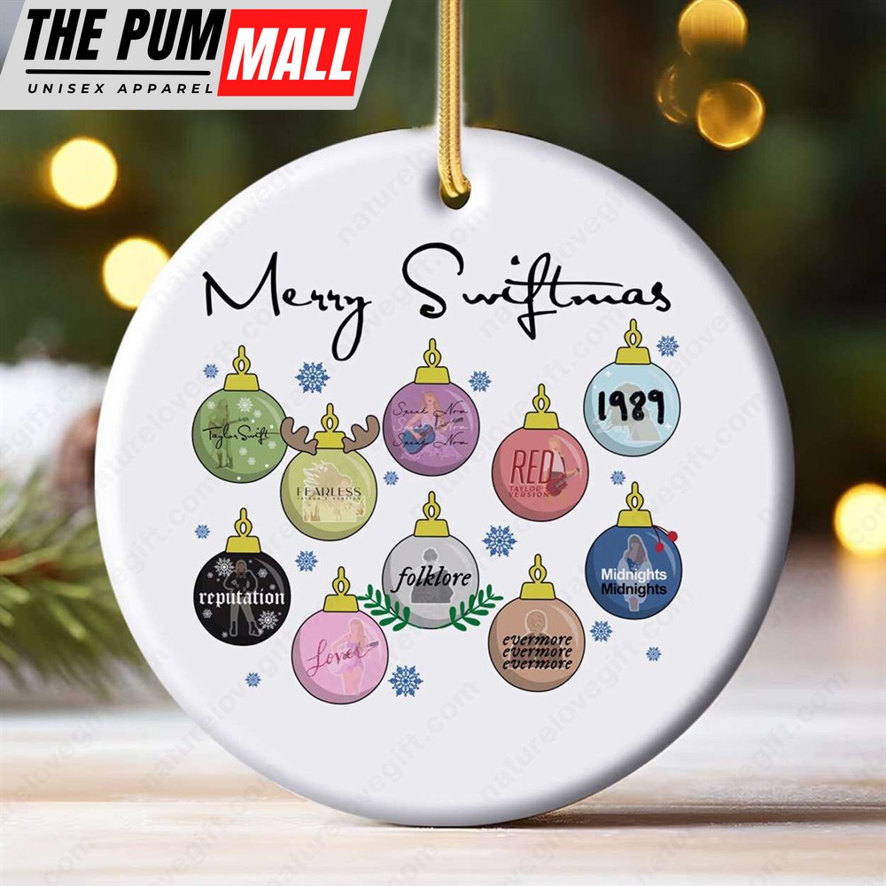 Album Taylor Swift Christmas Ornament Xmas Gift for Swifties Limited Edition