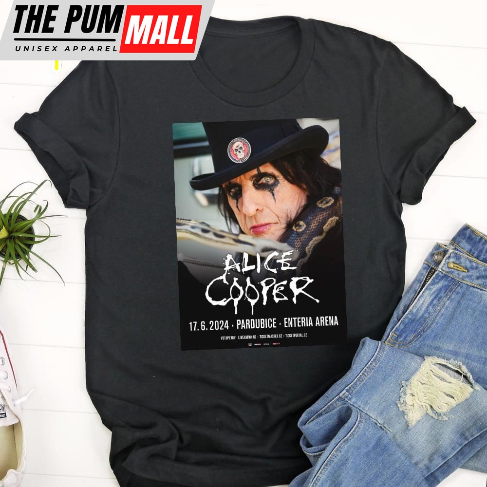 Alice Cooper 2025 Tour 17 July Unisex T-shirt