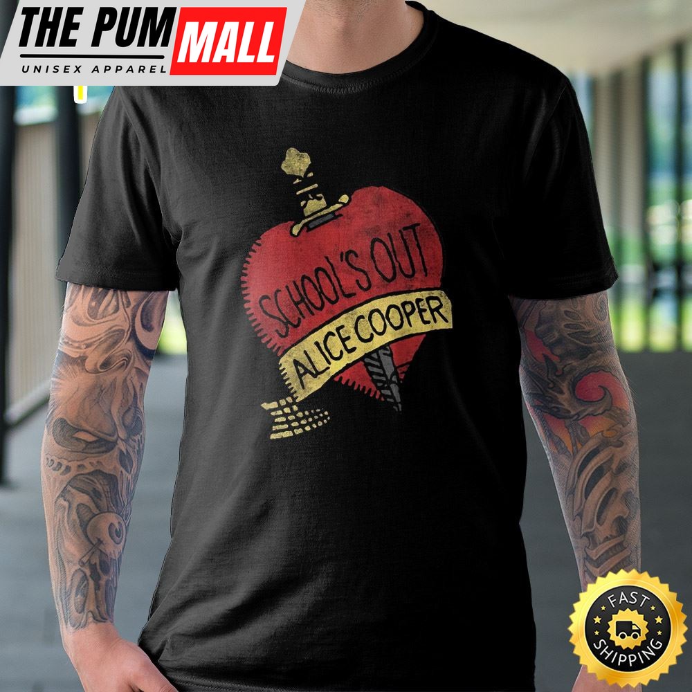 Alice Cooper Captures Lifes Best Three Minutes In Schools Out Unisex T-shirt