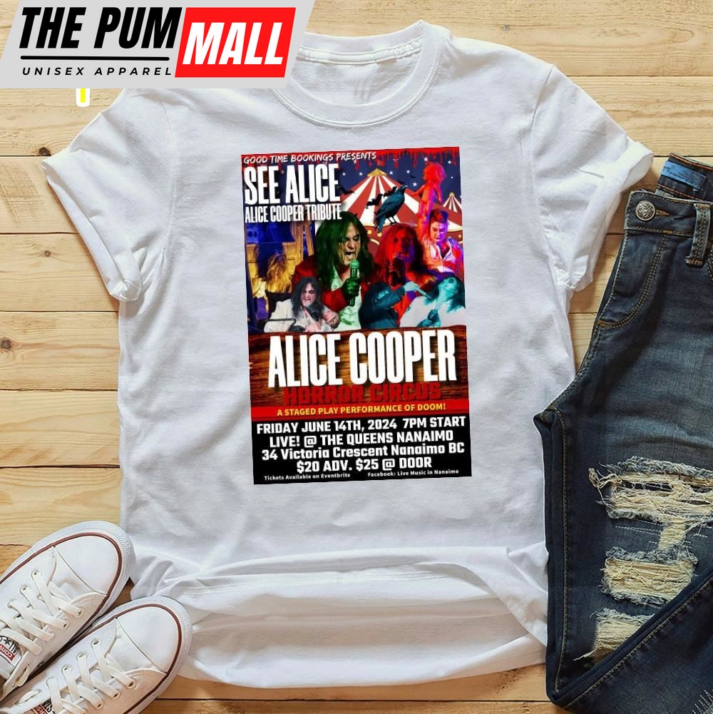 Alice Cooper Too Close For Comfort Tour 2025 T Shirt