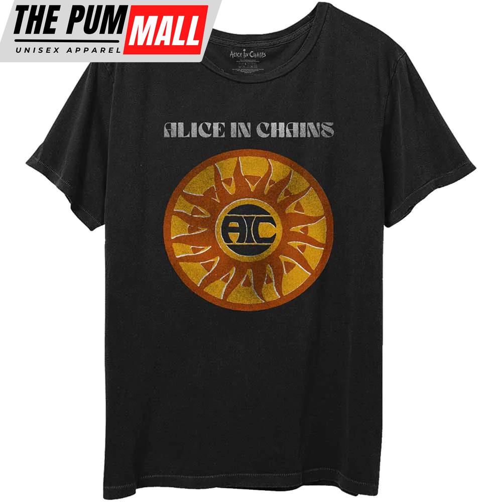 ALICE IN CHAINS Circle Sun Vintage T-shirt