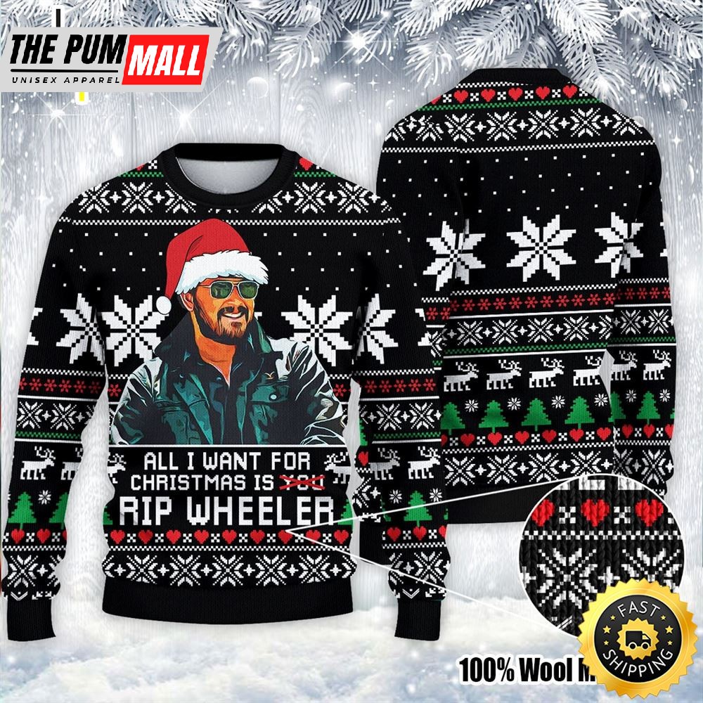 All I Want For Christmas Is Rip Ugly Sweater