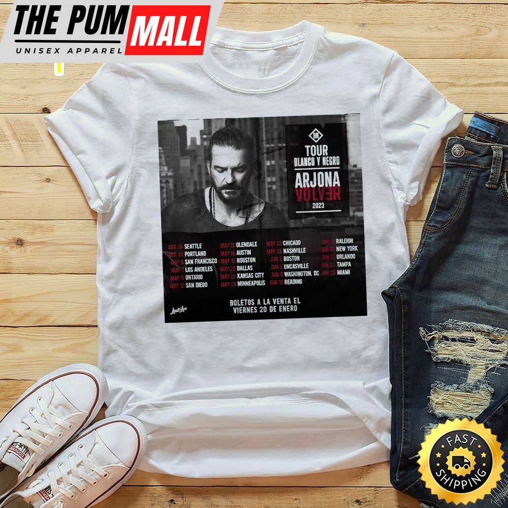 All The Latin Tours Announced For 2025 Unisex T-Shirt