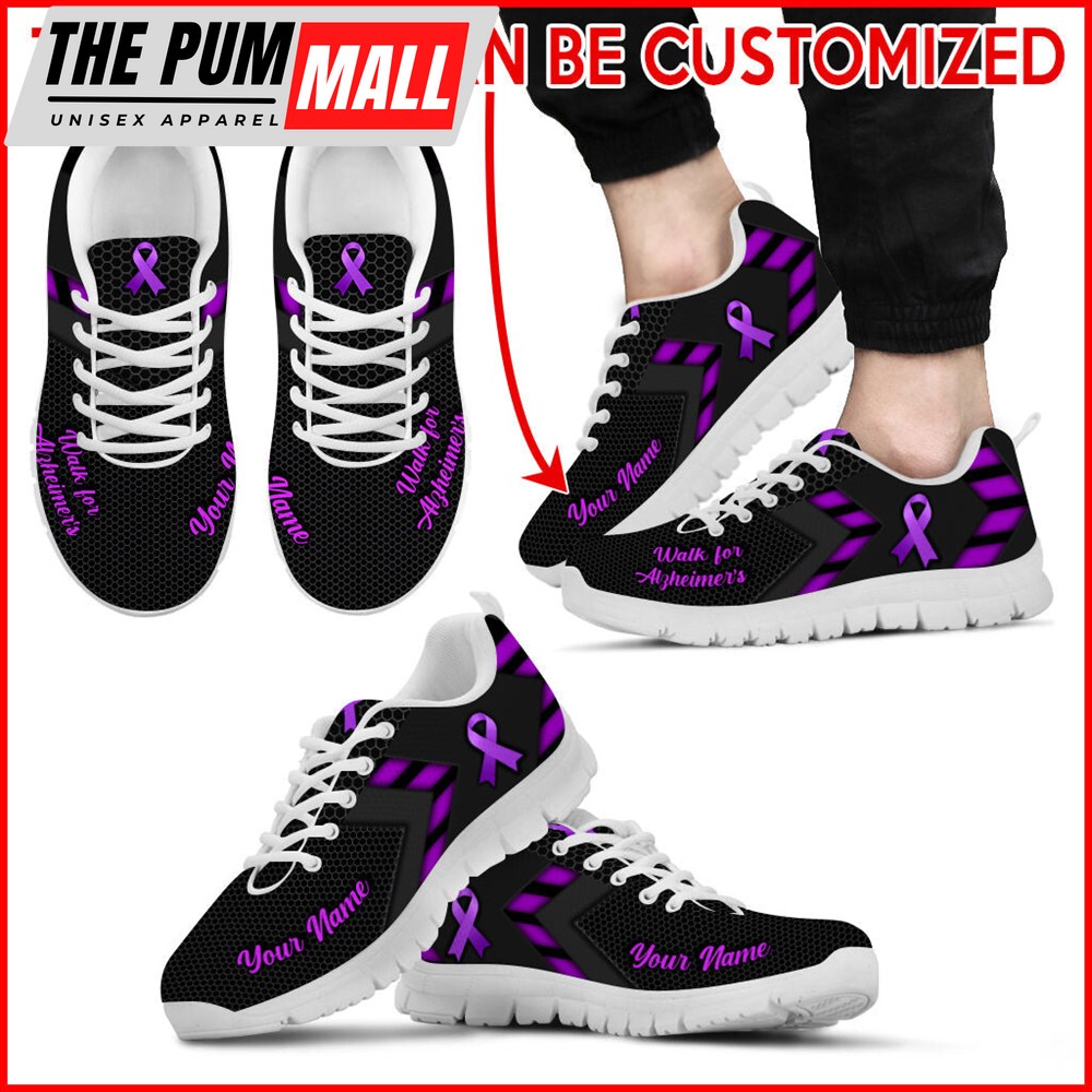 Alzheimer’s Shoes Walk For Simplify Style Walking Sneaker – Personalized Custom – Best Gift For Men And Women Malalan