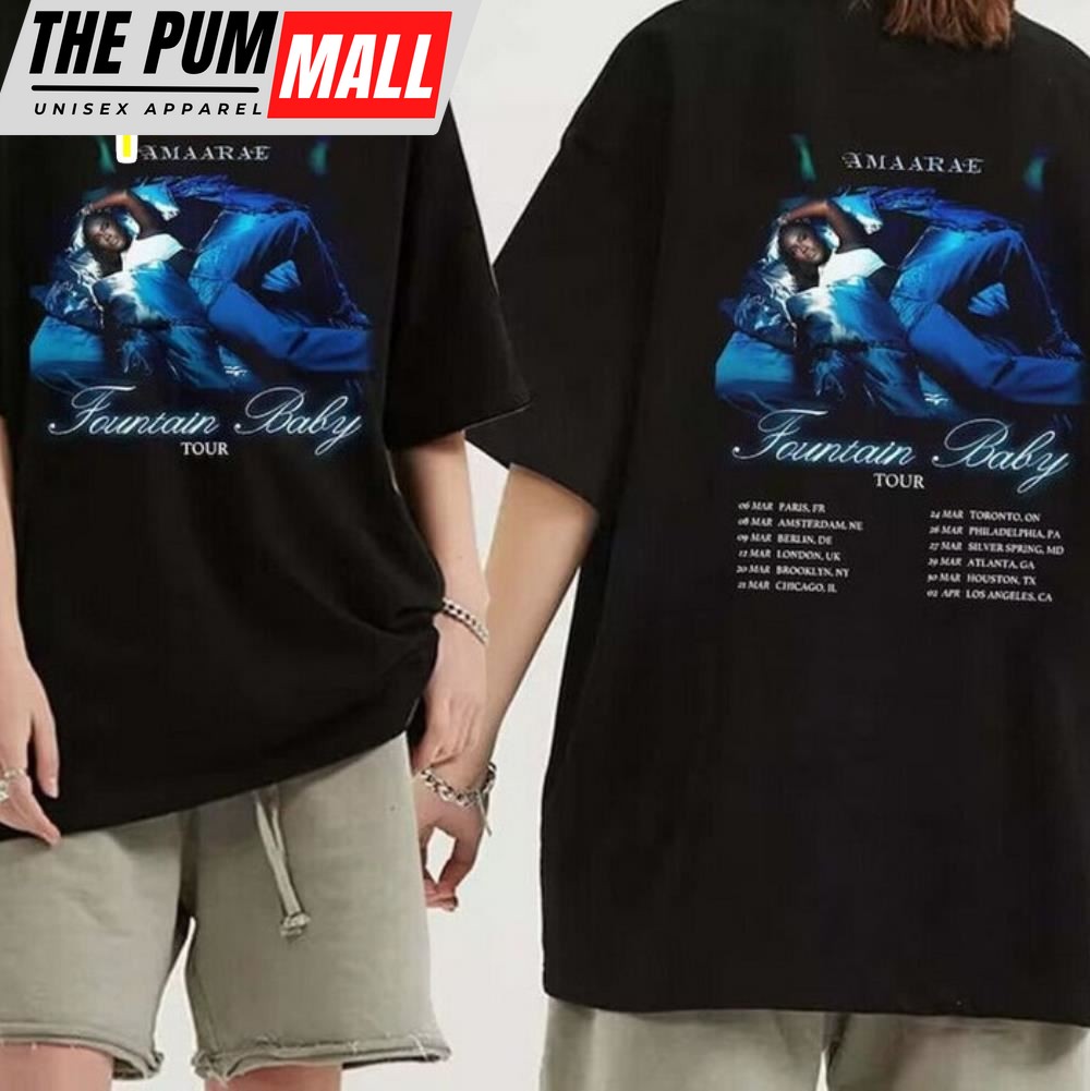 Amaarae Fountain Baby Tour 2024 Dates T-Shirt